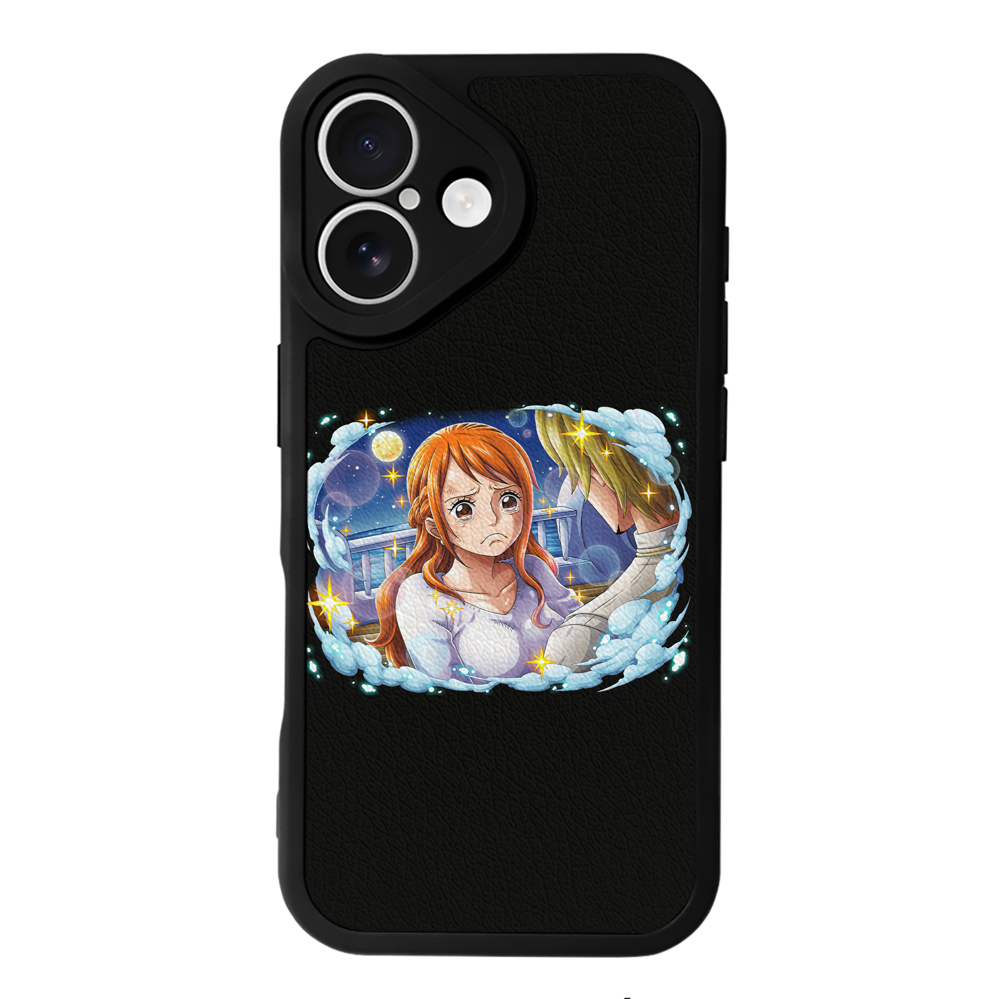 （画像用） ワンピース ナミ ONE PIECE Nami 【iPhone 16シリーズ対応】シリコンスマホケース（レザー調） 材質：シリコン